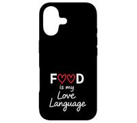 Gift 4 Foodie Food is My Love Language Food Lover Chef Cook Case for iPhone 17
