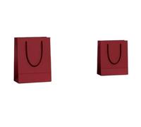 Gift Bag 20pcs Gift Bags | For Wedding Birthday Party Clothing Product Packaging Bag Handbag Shopping Paper(Color1,18.5X8X21cm)