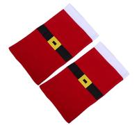 Gift Bag Christmas Velvet Christmas Bags 2pcs Large Red Flannelette | Santa Style Treat Packaging, Reusable Present Storage for Xmas Party, Festive Decor and Holiday Use