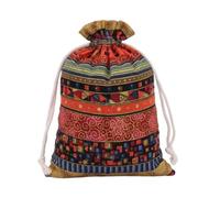 Gift Bag Drawstring Atmospheres Decorative Candy Pouch Biscuit Cookie Organizer Decoration Jewelry Packaging Red 10x15 cm