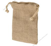 Gift Bag Drawstring Jute Burlap Pouches Bags Sacks Reusable Breathable Mini Gift Bag for Jewelry, Wedding, Party, Birthday, DIY Craft **Pack of 10** Size : 10cm x 15cm (10xT423CB)