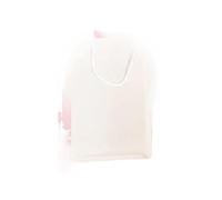 Gift Bags With Clear Front Window 10pcs Transparent Pink Flower Bouquet Packaging Bag Handheld Rectangular Window Display Fashionable Floral Gift Box(Pink*25 * 15 * 35cm)