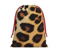 Gift Bags With Drawstring Leopard Skin Pattern Print Gift Sack Reusable Party Favor Gift Bags For Festive