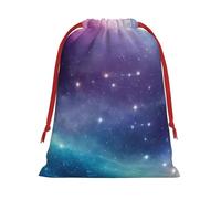 Gift Bags With Drawstring Magic Space Print Gift Sack Reusable Party Favor Gift Bags For Festive