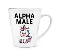 Gift Base Alpha Male Unicorn 12oz Latte Mug Cup