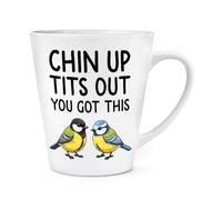 Gift Base Chip Up Tits Out You Got This Blue Tits 12oz Latte Mug Cup