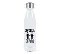 Gift Base Divorce The End of an Error Double Wall Water Bottle