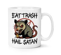 Gift Base Eat Trash Hail Satan 10oz Mug Cup