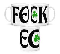 Gift Base Feck Wrap Around Text 10oz Mug Cup Joke Rude Funny