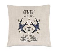 Gift Base Gemini Horoscope Linen Cushion Cover