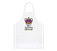 Gift Base Her Ladyship Crown Chefs Apron