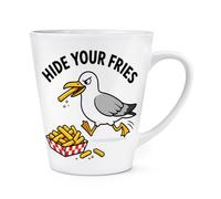 Gift Base Hide Your Fries Seagull 12oz Latte Mug Cup