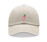 Gift Base Hot Sauce Chilli Bottle Baseball Cap Vintage Washed Unisex Dad Hat Adjustable Stone