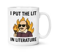 Gift Base I Put The Lit in Literature Shakespeare 10oz Mug Cup