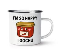 Gift Base I'm So Happy I Gochu Enamel Mug Cup