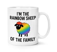 Gift Base I'm The Rainbow Sheep of The Family 10oz Mug Cup