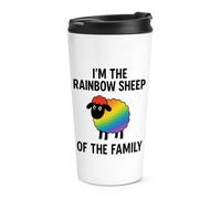 Gift Base I'm The Rainbow Sheep of The Family Travel Mug Cup