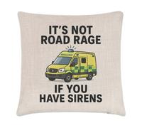 Gift Base It's Not Road Rage If You Have Sirens Ambulance Cushion Cover
