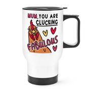Gift Base Mum You are Clucking Fabulous Travel Mug Cup with Handle