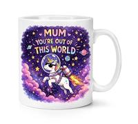 Gift Base Mum You're Out of This World Unicorn 10oz Mug Cup