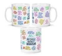 Gift Base My Bible Affirmations 10oz Mug Cup Nurse Teacher Parent Mum Dad