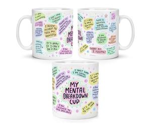 Gift Base My Mental Breakdown Cup 10oz Mug Cup Nurse Teacher Parent Mum Dad