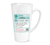Gift Base Personalised Name Coffee Prescription 17oz Large Latte Mug Cup