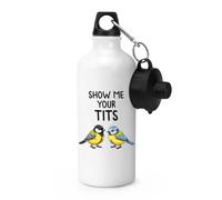 Gift Base Show Me Your Tits Blue Tits Sports Bottle