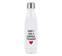Gift Base Sorry I was A Horrible Teenager Double Wall Water Bottle