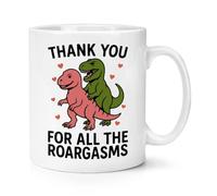 Gift Base Thank You for All The Roargasms Dinosaurs 10oz Mug Cup