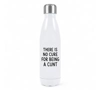 Gift Base There is No Cure for Being A C*nt Double Wall Water Bottle
