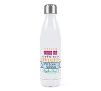Gift Base This Is What An Awesome Personal Trainer Looks Like Double Wall Water Bottle Insulated Stainless Steel Sports Drinks 500ml White