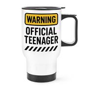 Gift Base Warning Official Teenager Travel Mug Cup with Handle