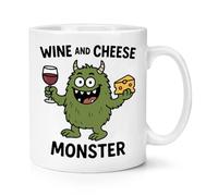 Gift Base Wine and Cheese Monster 10oz Mug Cup