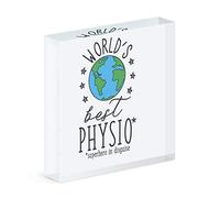 Gift Base World's Best Physio Acrylic Block Photo Frame