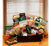 Gift Basket Drop Shipping Gourmet Snacking Favorites Gift Chest, Gift Chest