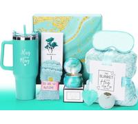 Gift Basket for Women, Best Birthday Gifts Set, Self Care Gift, Care Package, Get Well Soon Gift Box, Unique Ideas Spa Present Kit for Mom Girlfriend Her Sister Wife Friends Woman (Ocean)