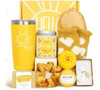 Gift Baskets for Women, 10pcs Unique Birthday Gifts for Women, Best Friend Birthday Xmas Gifts, Get Well Soon Gift Basket Sending Sunshine Cheer Up Box for Sister Friendship
