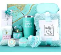 Gift Baskets for Women, Best Birthday Gift Set, Personal Care Gift, Care Package, Get Well Soon Gift Kit, Unique Gift Ideas for Mom, Girlfriend, Her, Sister