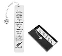 Gift Bookmark Reader Gift Bookmark Love Bookmarks Stainless Steel Bookmark for Gifts Graduation Bookmark Festival. Bookmark Gifts for Friends and Lovers on Birthdays