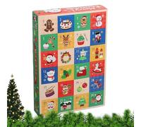 Gift Box for Advent Calendar, Box with 24 Compartments for Toys, Countdown Calendar Christmas Gift | For Children Teenagers Adults Family Holidays Parties Class Offices