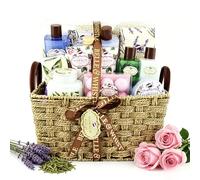 Gift Box for her | Lavender, Green tea, Rose Bath Products | Christmas Gift | Beauty Gift | Original Gift for Women | Birthday Gifts for Mum | Body Care and Well|being Sets | Shower Set | PROFUSION