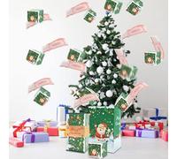 Gift Box for Money, Surprise Gift Box Explosion,2025 Newly Merry Christmas Surprise Gift Boxes,Folding Pop-Up Explosion Gift for Birthday Anniversary Valentine Proposal (Green-6 boxs)
