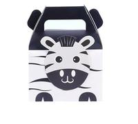 Gift Box Lion Fox Elephant Zoo Animals Theme Happy Birthday Candy Kids Party Decoration 10/20pcs