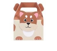 Gift Box Lion Fox Elephant Zoo Animals Theme Happy Birthday Candy Kids Party Decoration 10/20pcs