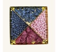 Gift box "Rose and Violet" - Crystallized berries and petals