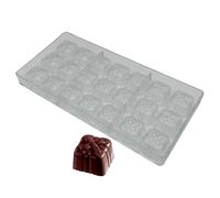 Gift Box Shape Polycarbonate Candy Mould Chocolate Bonbon Mold DIY Chocolate Plastic Tray (2114)