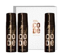 Gift Box with Code Chrome Body Perfume, Pack of 3 (120ml Each)