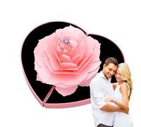 Gift Box With Roses, Heart Shaped Box With Roses Forever - From 3D Heart Shaped Love Box | Express Your Forever Love To Your Special Someone With