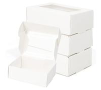 Gift Boxes,Small Gift Box,Gift Boxes With Lids,Favour Boxes,Sweet Boxes Empty,Paper Box,Cardboard Gift Box,White Boxes For Gifts,Kraft Boxes,Gift Packaging,8.5x6x3cm,20Pcs